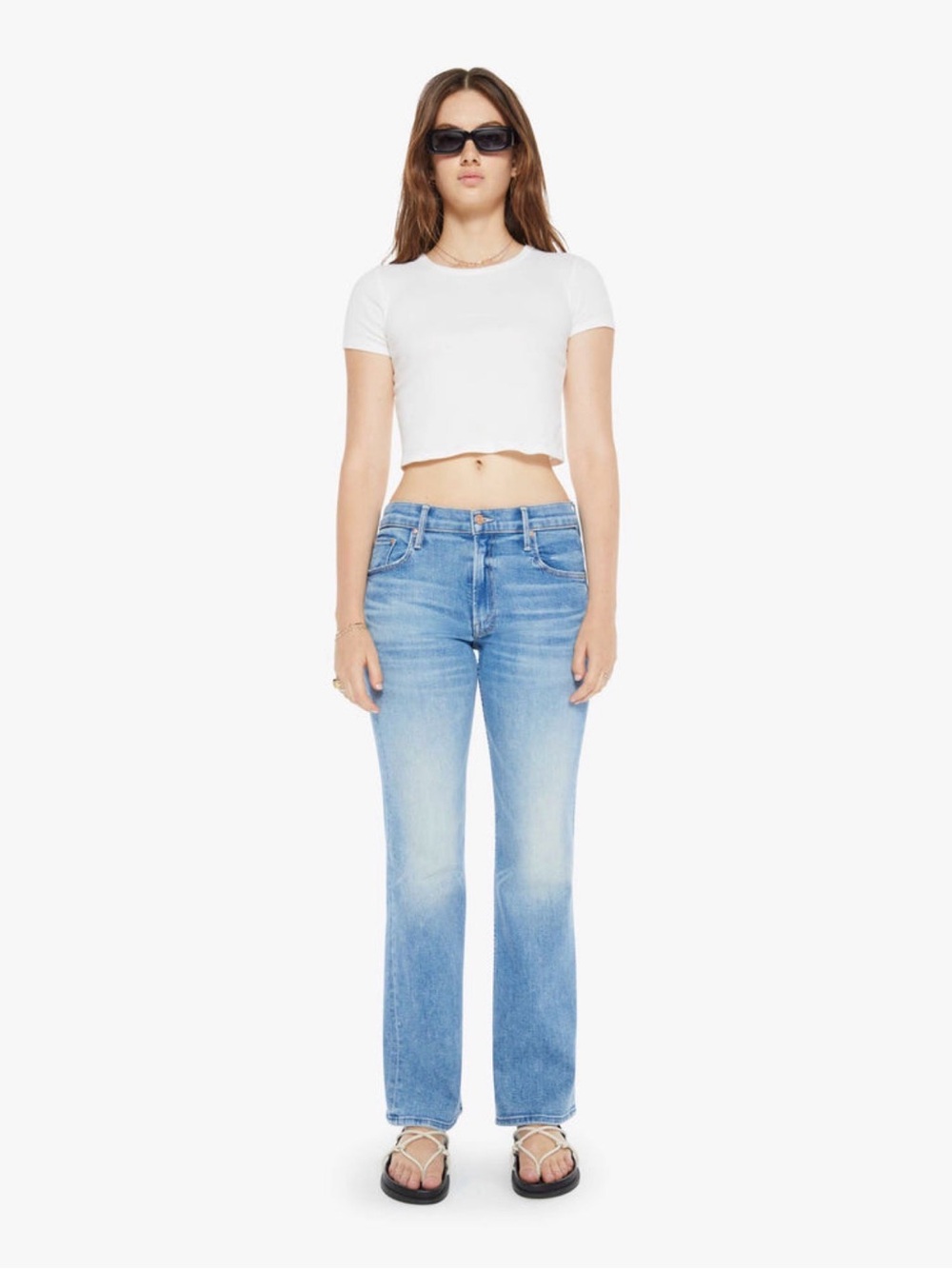 MOTHER The Bookie Sneak Jeans - Eye Of The Tiger- High Rise Bootcut- 29